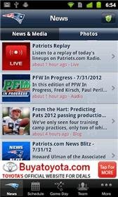 download New England Patriots 2012 apk